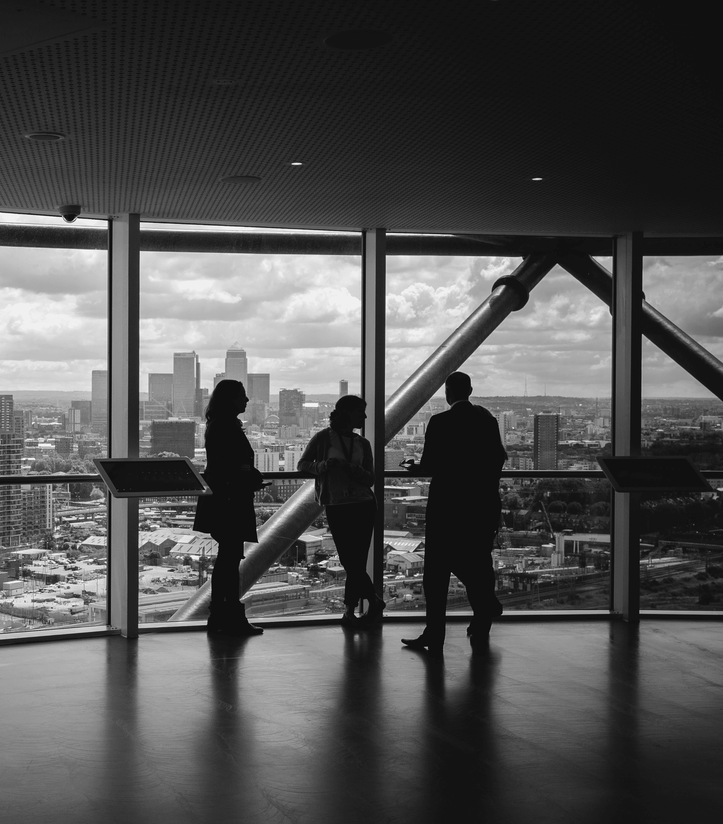 Man taking the tube in London